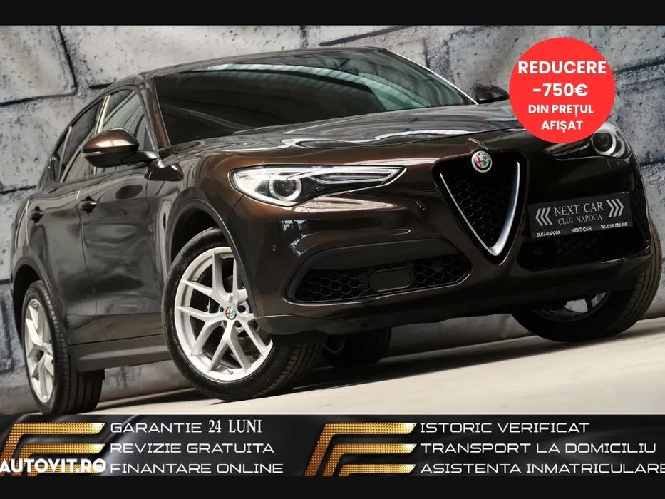 Alfa Romeo Stelvio GARANTIE 24 LUNI*RATE*4x4*280Cp*4x4*Automata*Piele*Navi*Camera*Bixenon