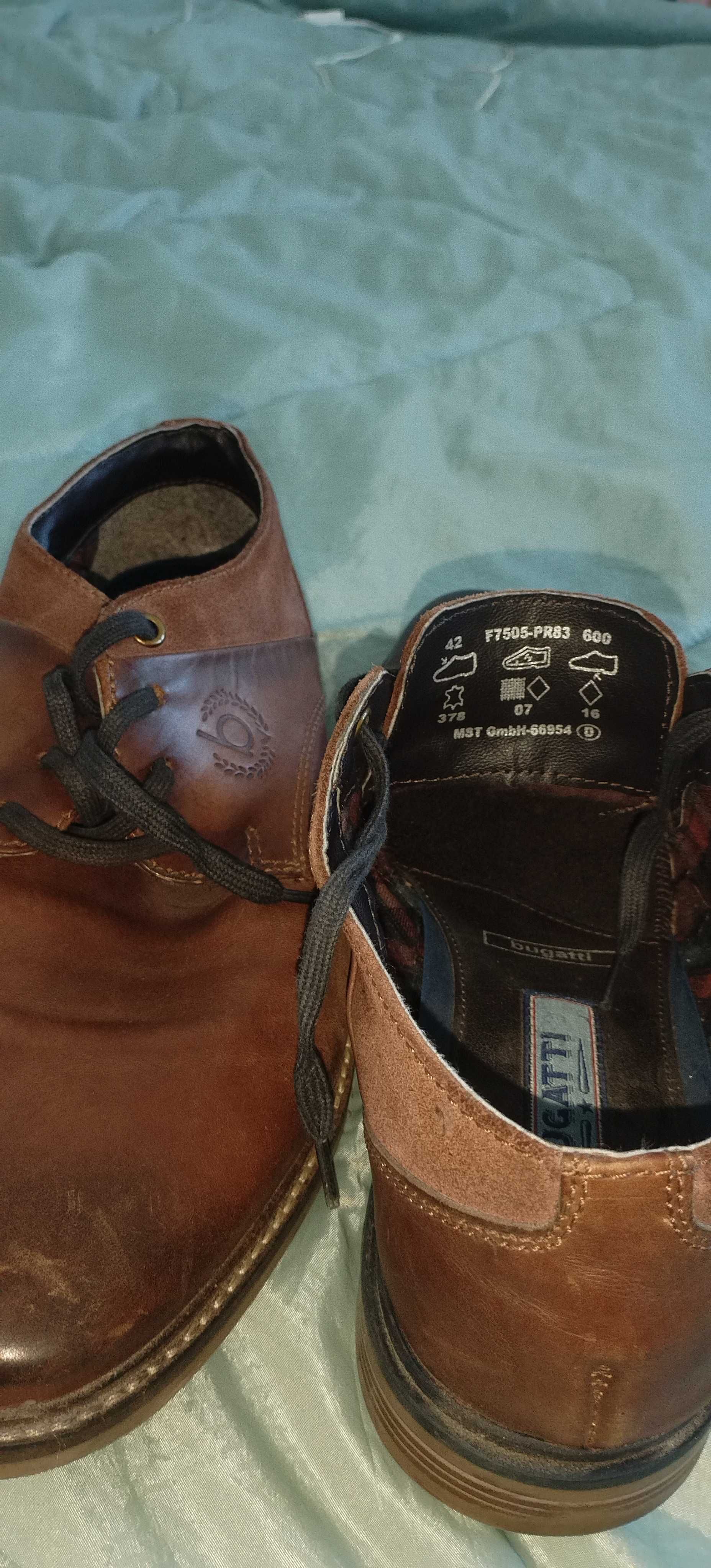Pantofi barbatesti Bugatti din piele