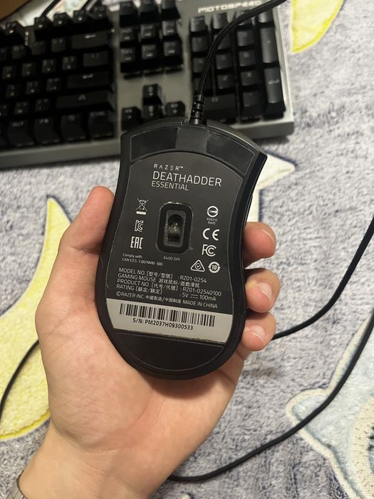 Клавиатура motospeed и мышка razer deathadder essential