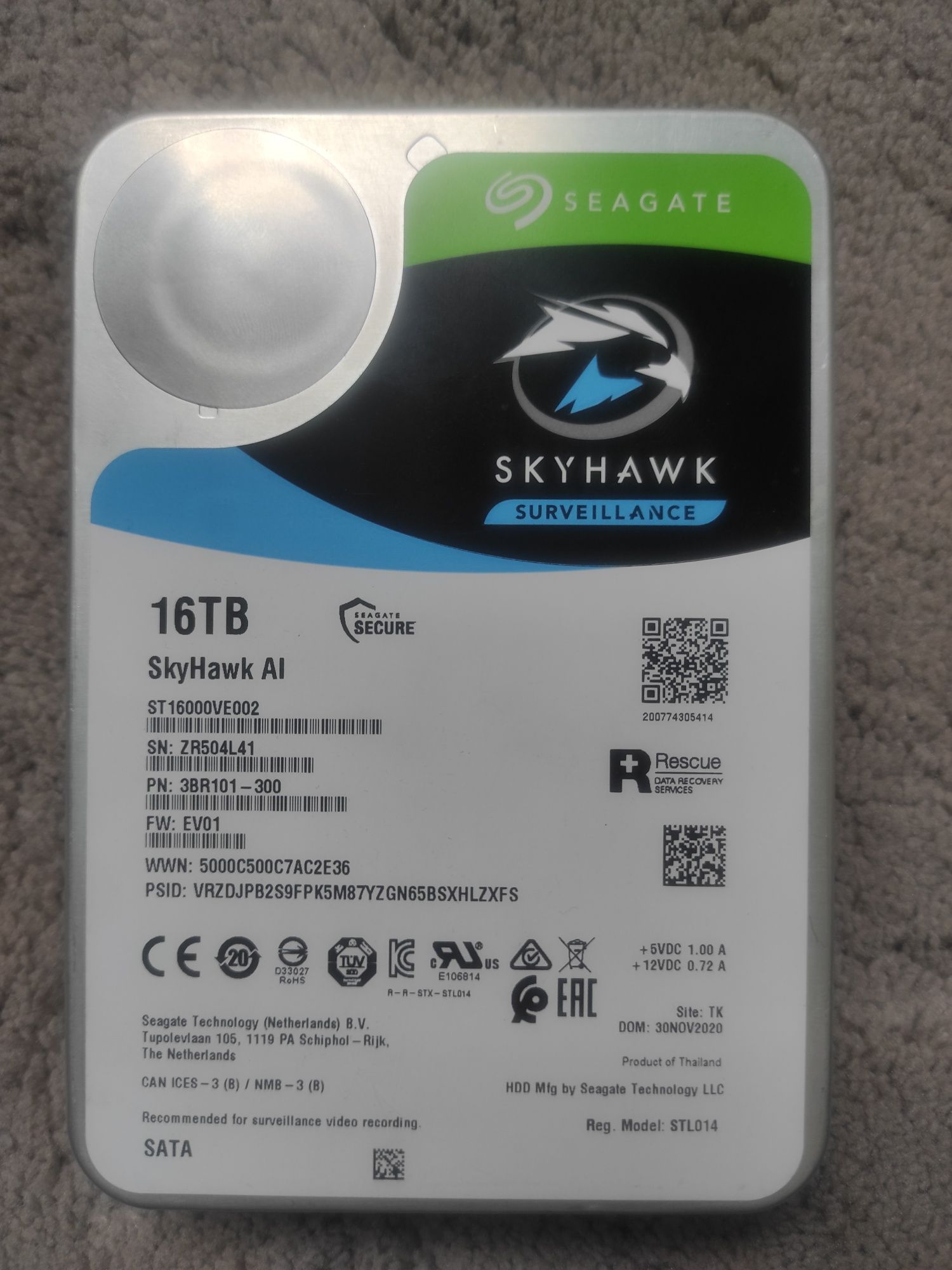 Хард диск/HDD Seagate 16 TB