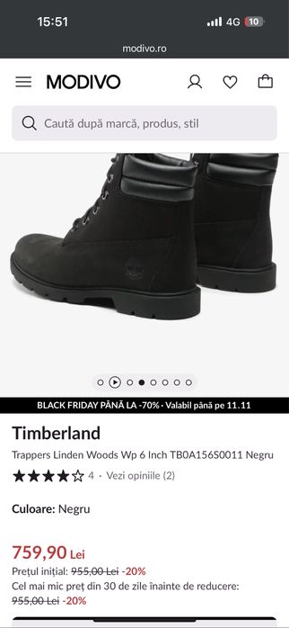 Ghete Timberland dama