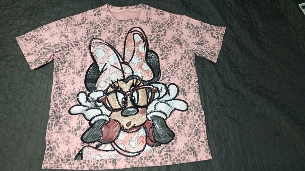Bluza damă măsură L-XL, cu broderie Minnie Mouse