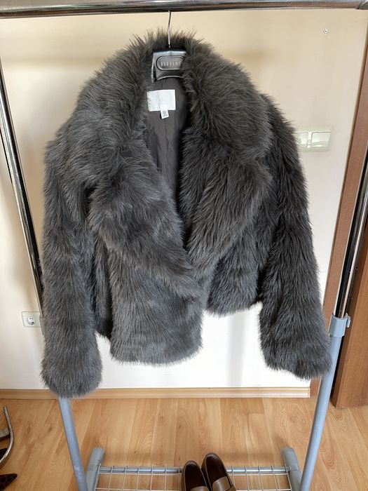 Палто еко косъм H&M