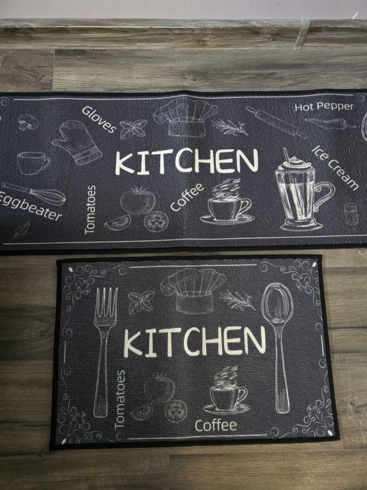 Комплект водоустойчиви постелки за кухня Килим за кухня