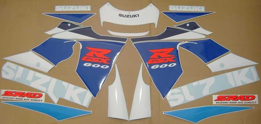 Стикери Сузуки GSXR 600 Srad 1996г.-1999г. Suzuki лепенки срад 1997
