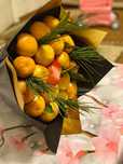 Mandarin buket trenddagi mandarinli bulet