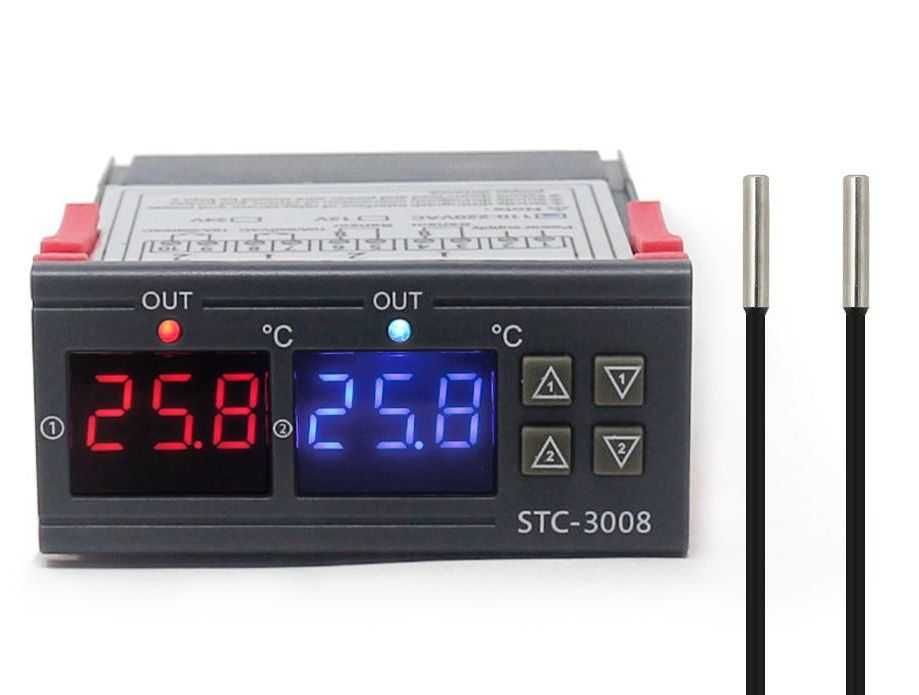 Termostat controler temperatura dublu dual control termoregulator 220V