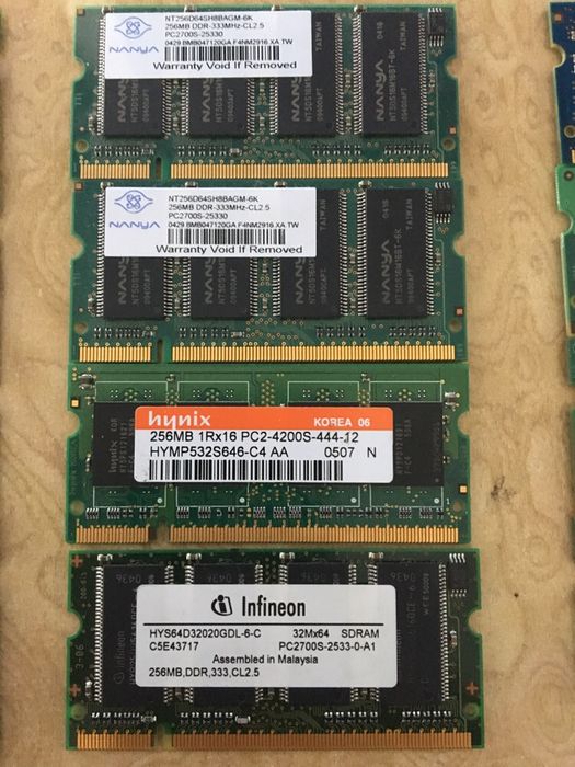 Рам памети за лаптопи. DDR2 / DDR3
