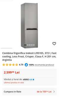 Combină frigorifică INDESIT nouă
