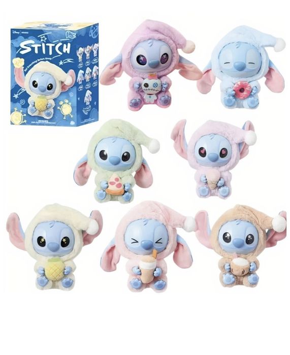 Jucarie Plus Stitch Stil Labubu – Figurine Mystery Box, Disney