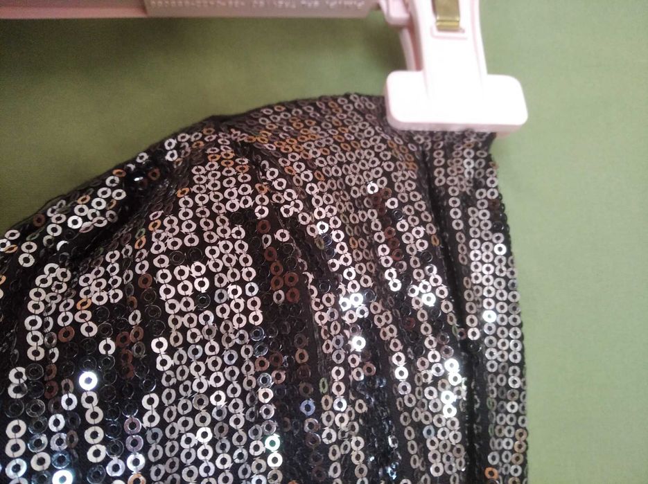 лъскаво Парти бюстие H&М размер S,рокля плисе Н&М размер S