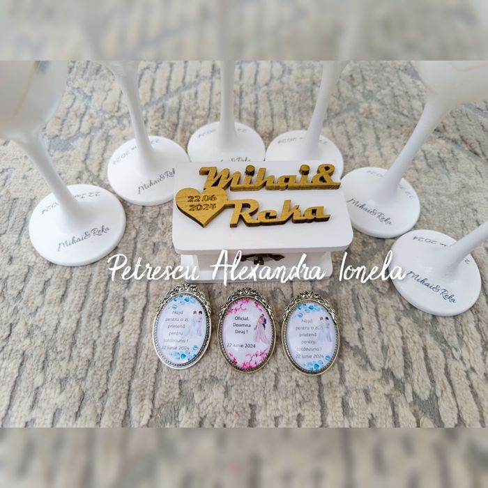 Cutie personalizata pentru verighete