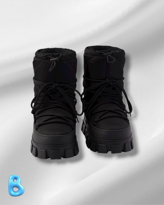 Prada Re-Nylon Boots Black