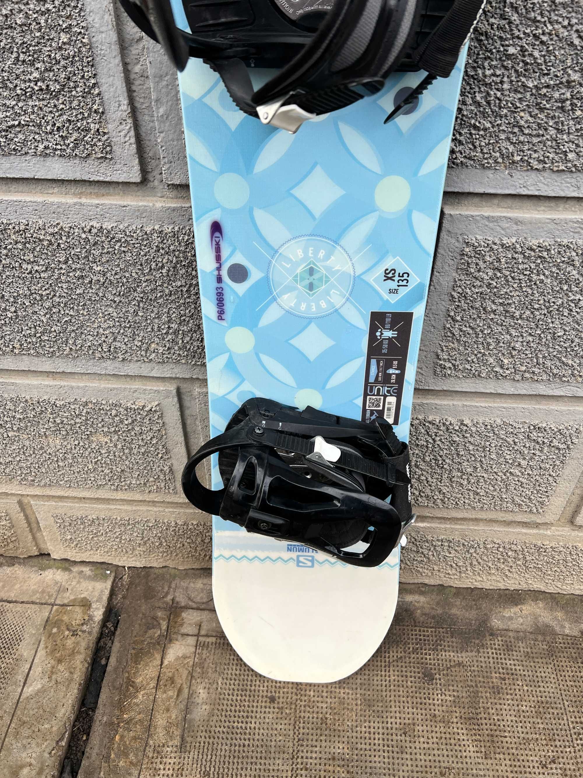 placa snowboard salomon liberty L135