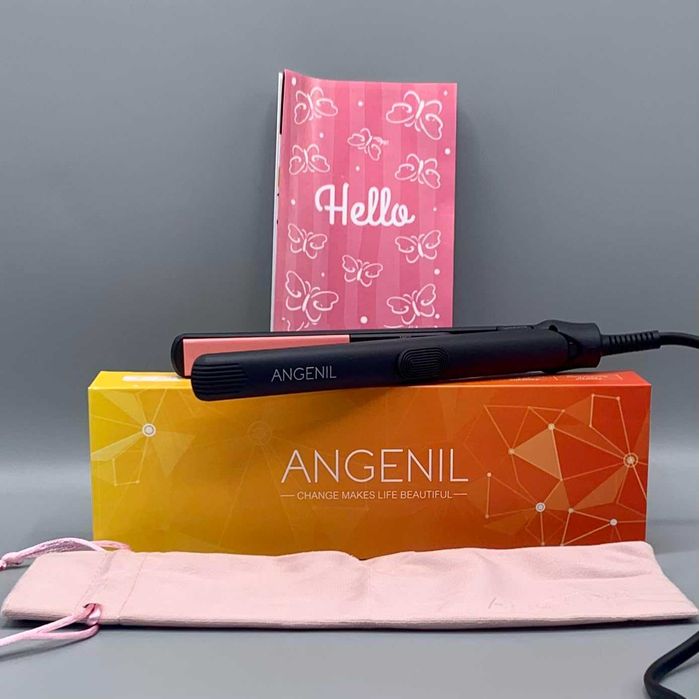 Мини преса за коса ANGENIL Pro, мини турмалинова керамична преса