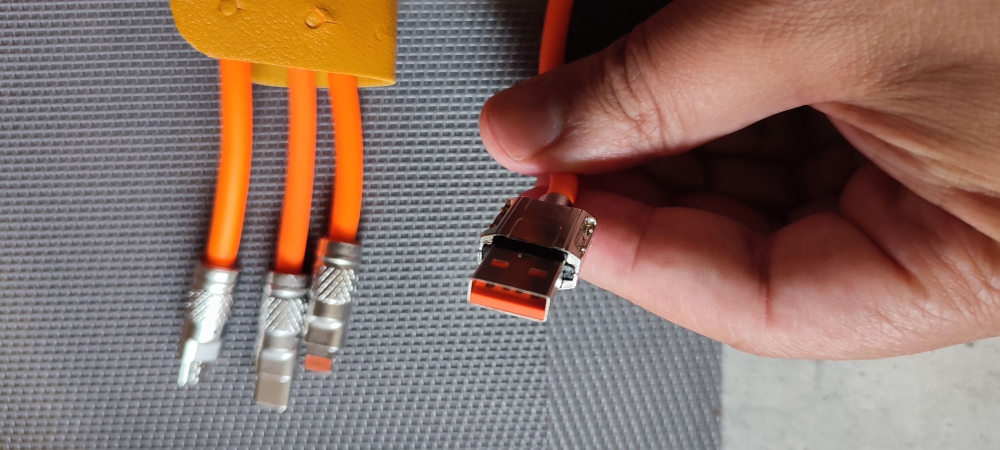 Висококачествен, дебел кабел за IPhone, type C и micro usb!