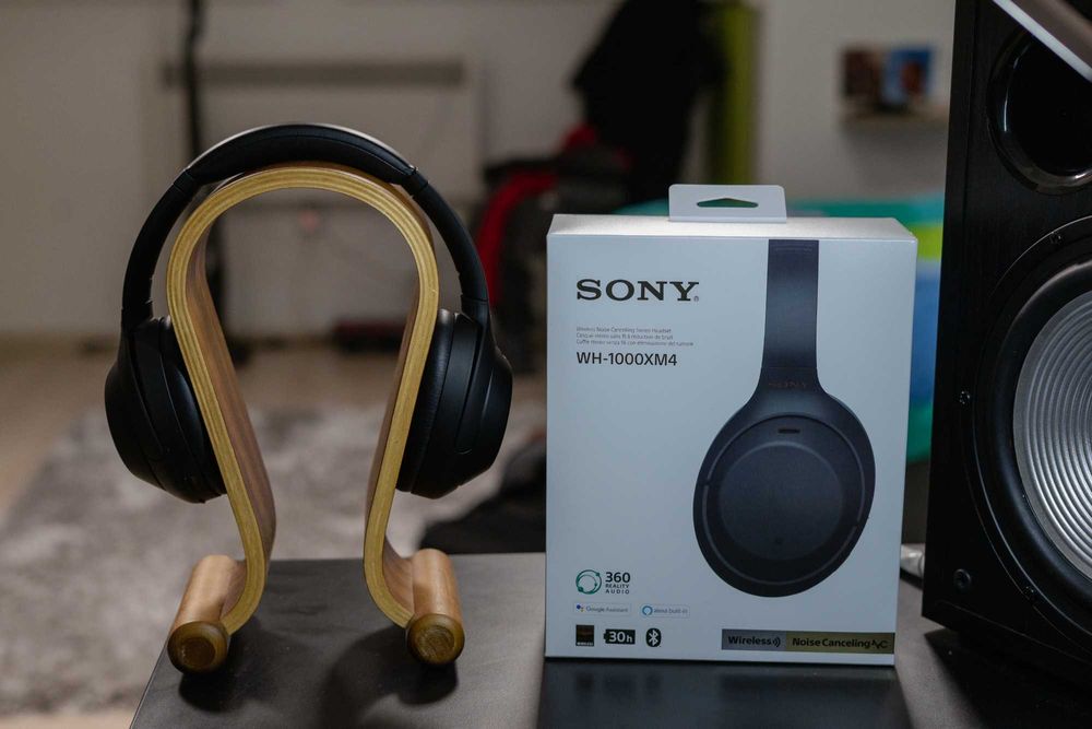 Căști Sony WH-1000XM4 | Ca Noi | Pachet Complet + Cutie Originală