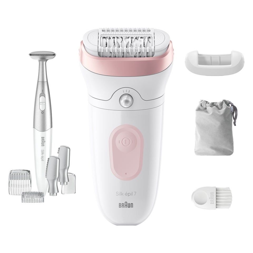 Нов Комплект Епилатор  Braun Silk-épil Series 7, 7-210