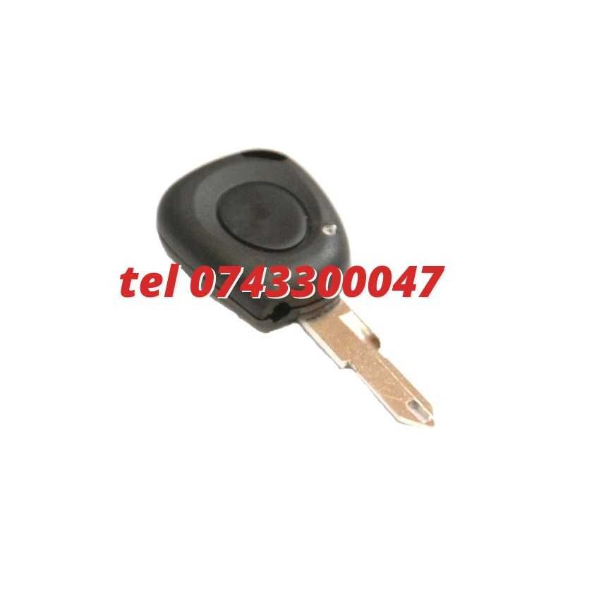 Carcasa Cheie Compatibil Renault Cu Locas Cip Negru