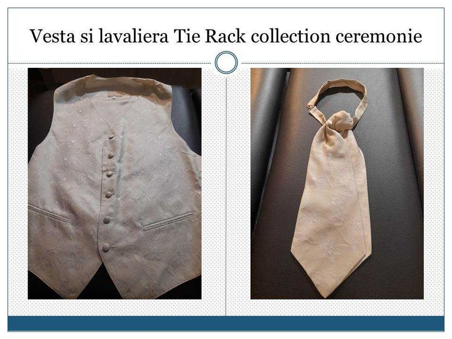 Vesta si lavaliera Tie Rack collection ceremonie marimea M