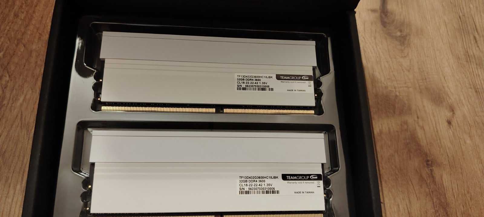 Рам памет TeamGroup Xtreem WHITE ARGB  64GB (2x32GB) DDR4  3600MHz