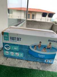 Piscina gonflabila Fast Set Bestway, 305 cm x 76 cm