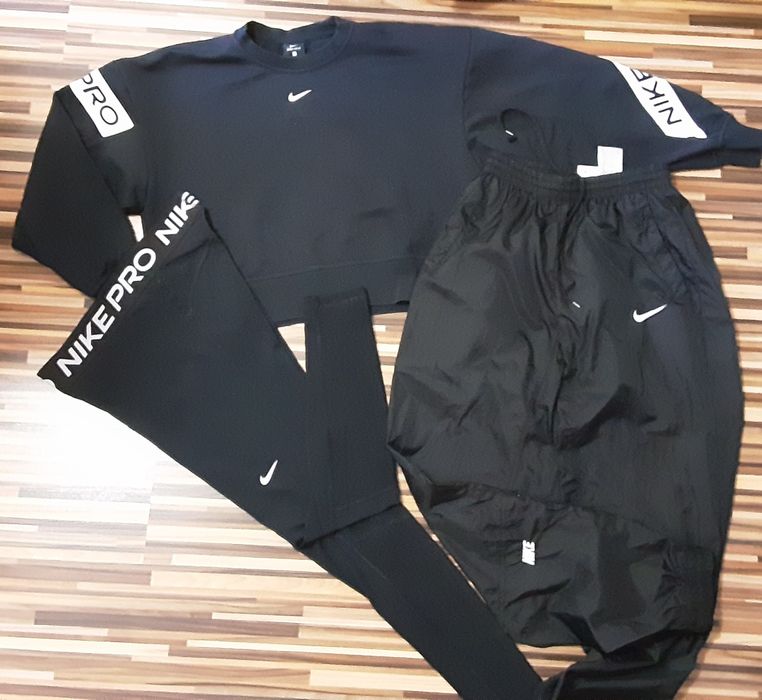 (S) NIKE PRO оригинални клин(35лв),долница(45лв) и блуза(50лв)