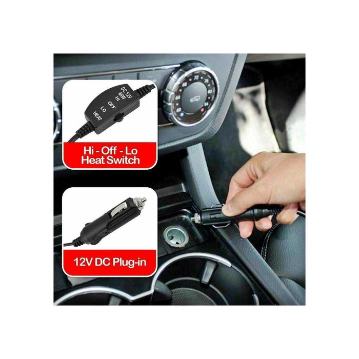 Husa scaun auto cu incalzire 12v "PREMIUM LUX"