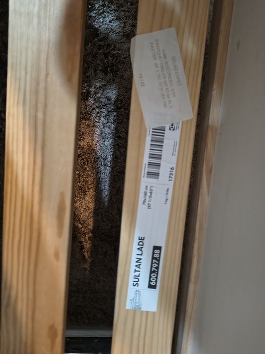 Pat cu saltea din spuma copiii 166/77