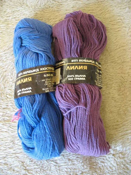 Прежда за ръчно плетиво и декорация