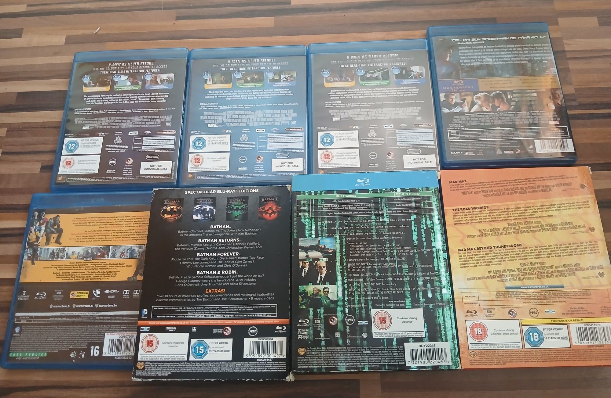 Blu-Ray филми(Batman, Matrix и други)