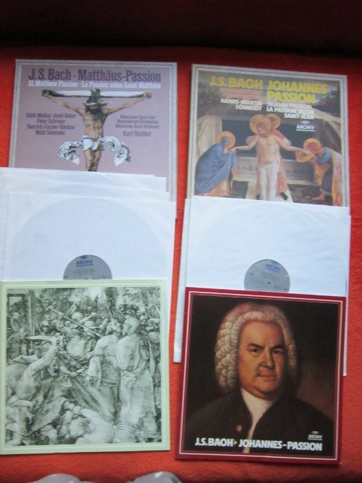 rar vinil  Bach St.John Passion Patimile dupa Ioan Germania 1979
