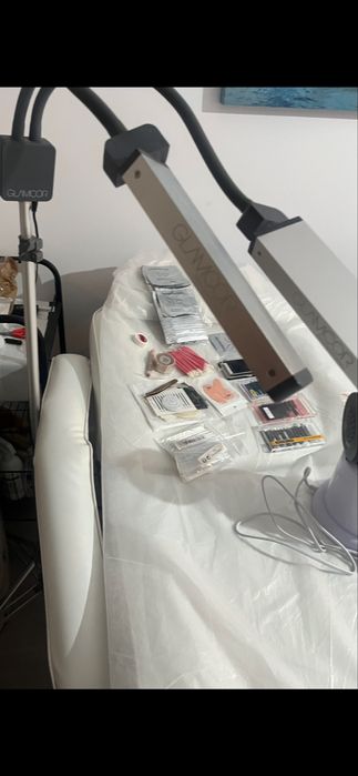 Pat masaj, lampă gene, accesorii gene