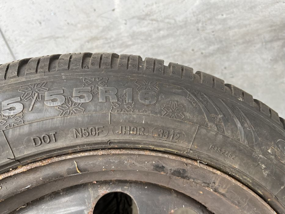 2 бр. джанти 16” със зимни гуми 205/55/16 5x120