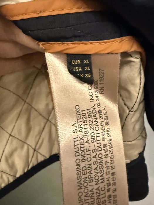 Тъмносиньо тънко яке Massimo Dutti