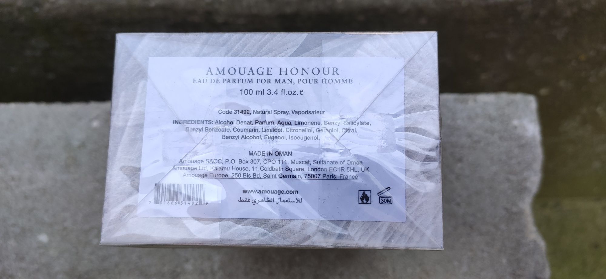 Parfum Amouage Honour 100 ml editia veche, doar testat