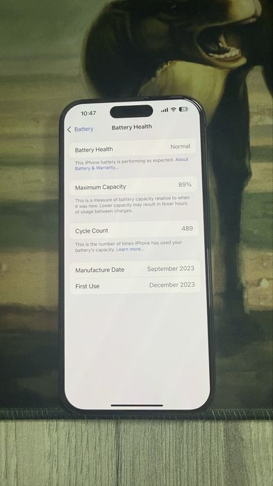 Продам Iphone 15 Pro 128Gb, 89% батарейка