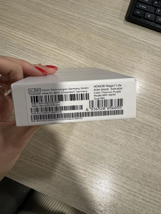 Honor Magic7 Lite, 8GB RAM, 256GB, Titanium Purple, Nou/Sigilat!!!