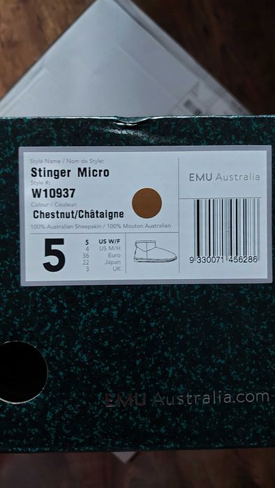 Ghete Emu Australia, ORIGINALE, noi , 36