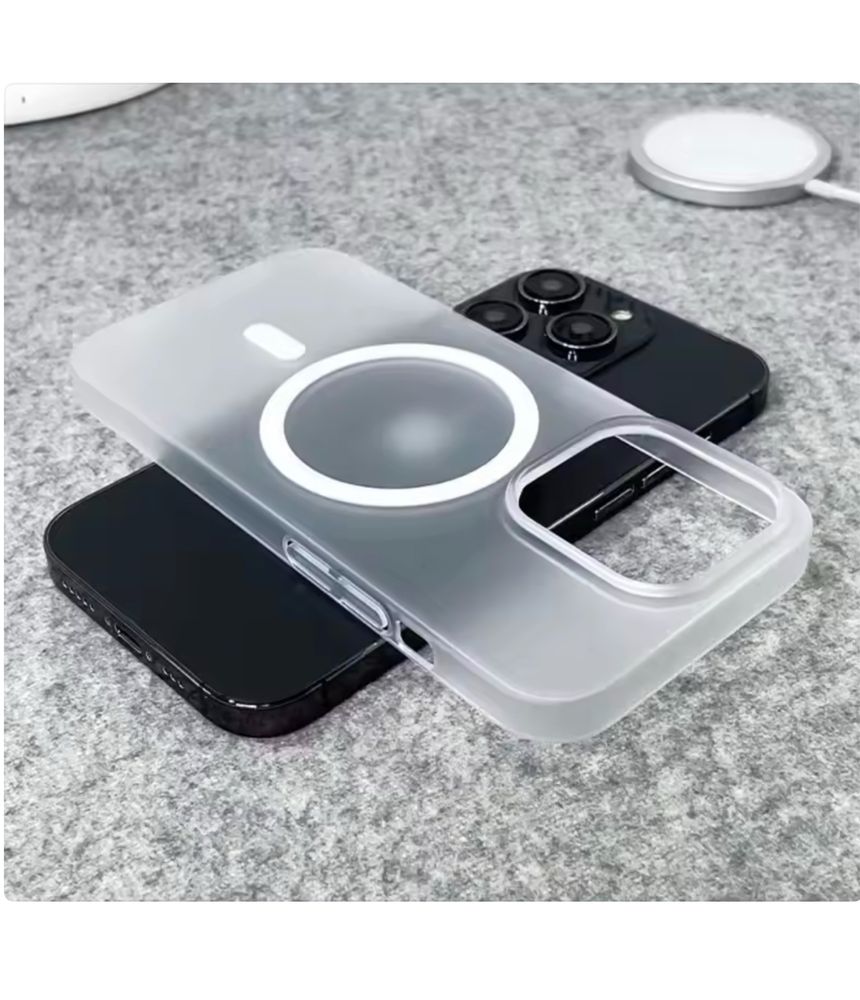 Iphone 16/16 PRO/16 PLUS/PRO MAX - Husa Hard Slim Mata Alba / Neagra