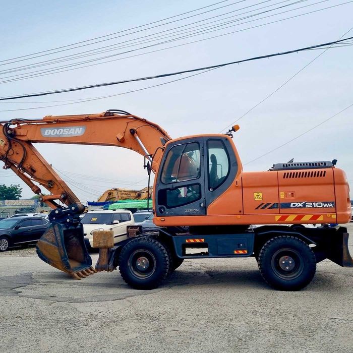 Аренда колёсного 210 экскаватора, кубовик, гидромолот