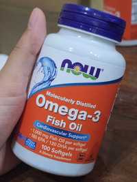 Now Foods - рыбий жир с омега-3, 1000 мг, 100 мягких таблеток