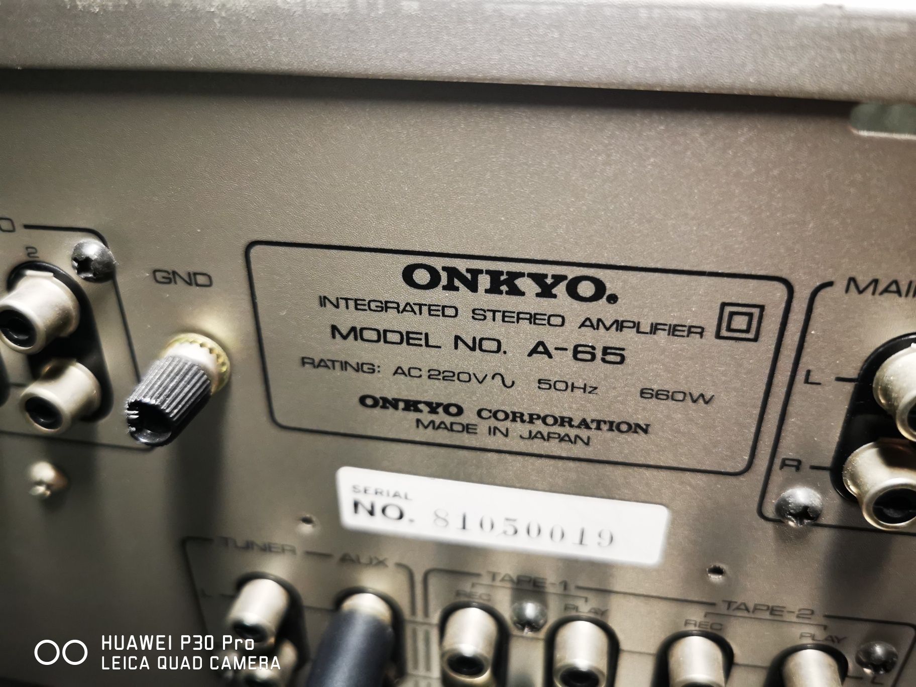 Amplificator stereo Onkyo A-65, Super Servo