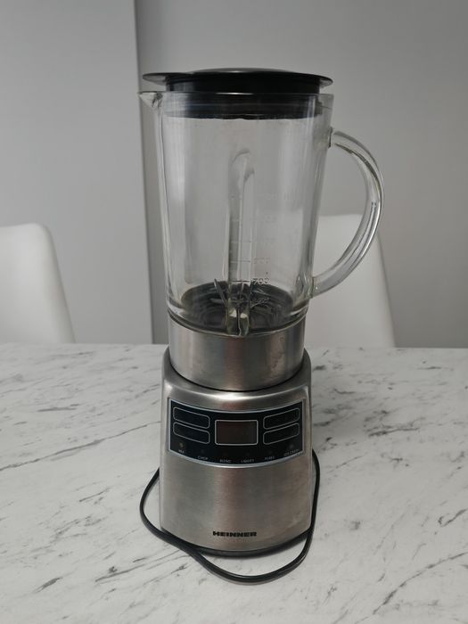 Blender Heinner 1000w, vas sticla 1.5 litri, funcții multiple