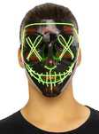 Masca Halloween LED Neon Glow, Masca Horror, FABRILUX®