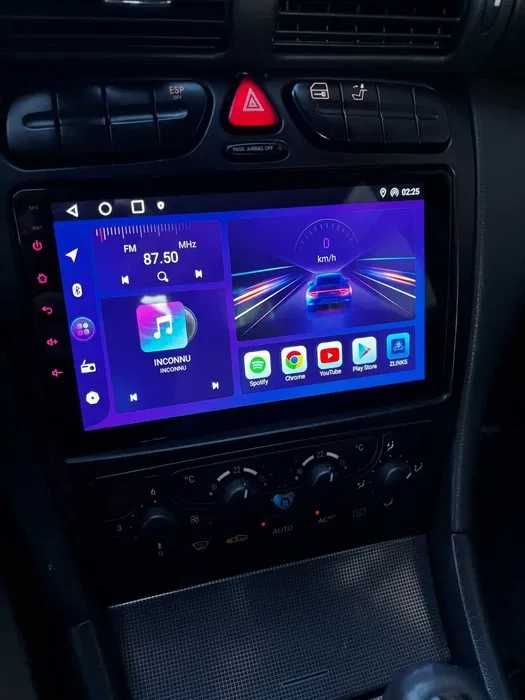Navigatie GPS Android Mercedes C Class W203 W209 CLK CarPlay 1-8GB