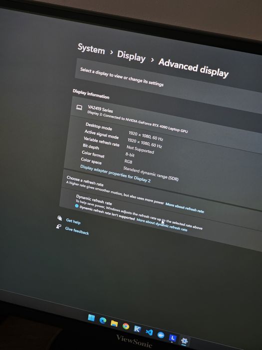 Monitor ViewSonic VA2419-SH 24"