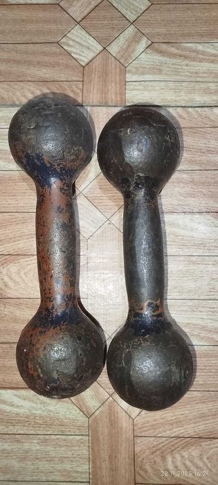 Гантели железные