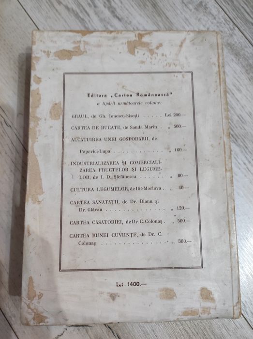 Apicultura, ediție 1943.