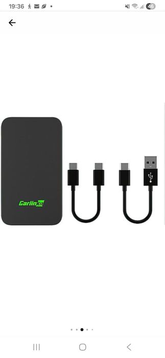 Adaptor wireless, compatibil cu Apple Carplay si Android Auto, CarlinK